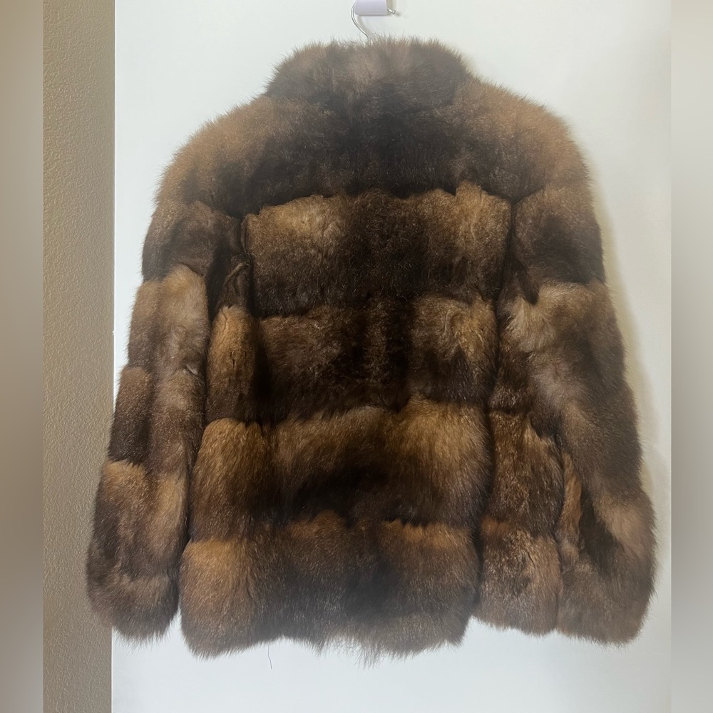 Opossum Canadian Fur Coat Gem